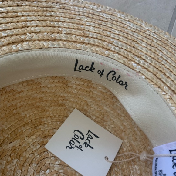 Lack of color Spencer Boater Hat (Small) - Picture 4 of 4